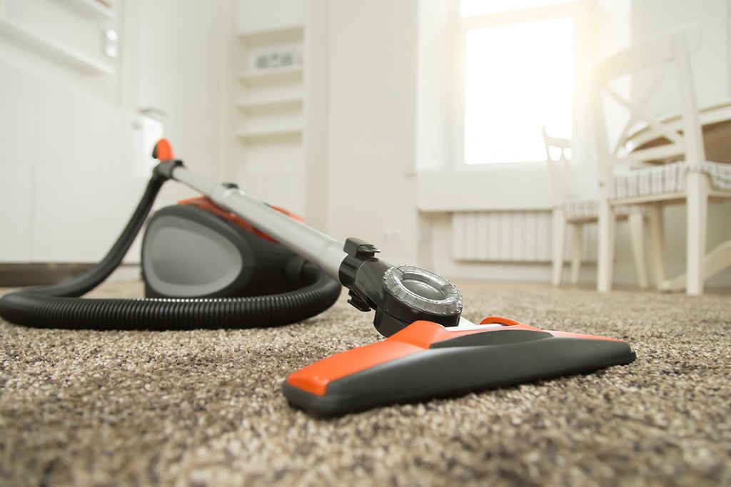 Vacuum cleaner on the carpet