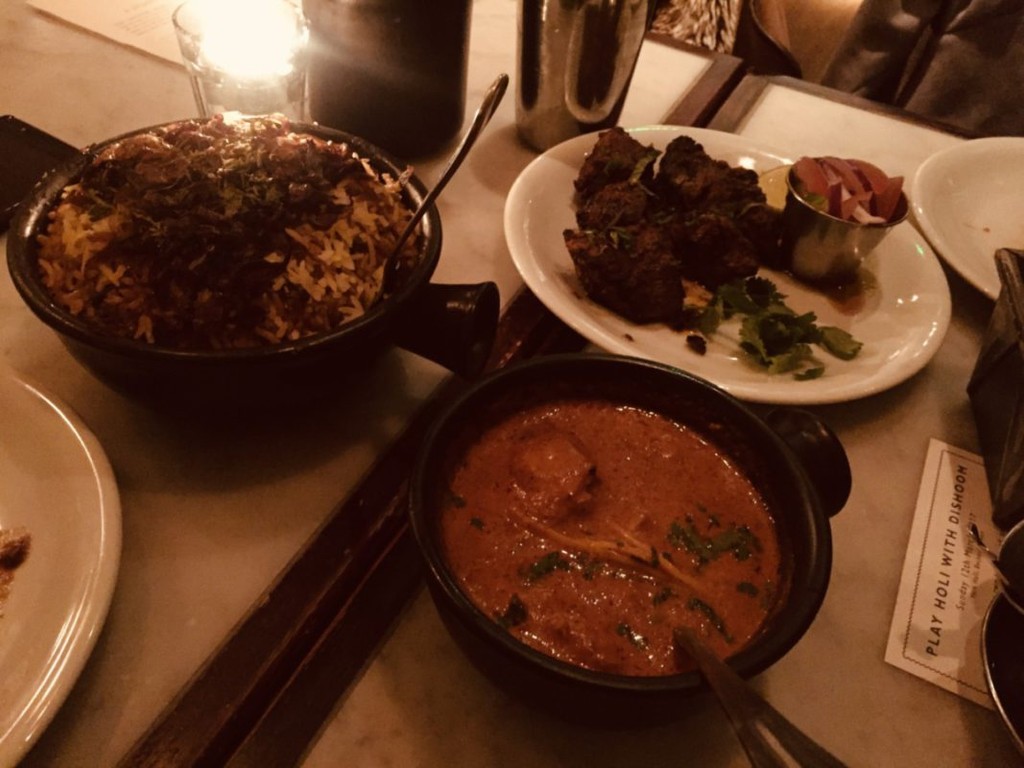 Indian food at Dishoom, Shoreditch, London