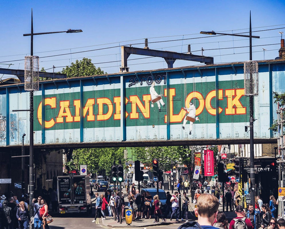 Camden lock bridge