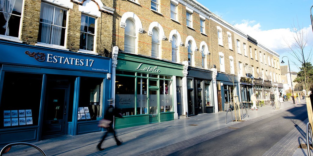 Waltham Forest high street, London