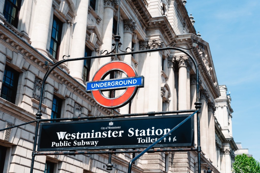 london westminster underground station